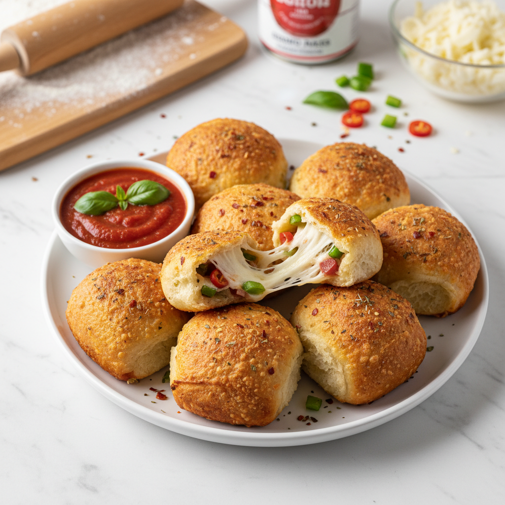 Air Fryer Pizza Rolls from Scratch