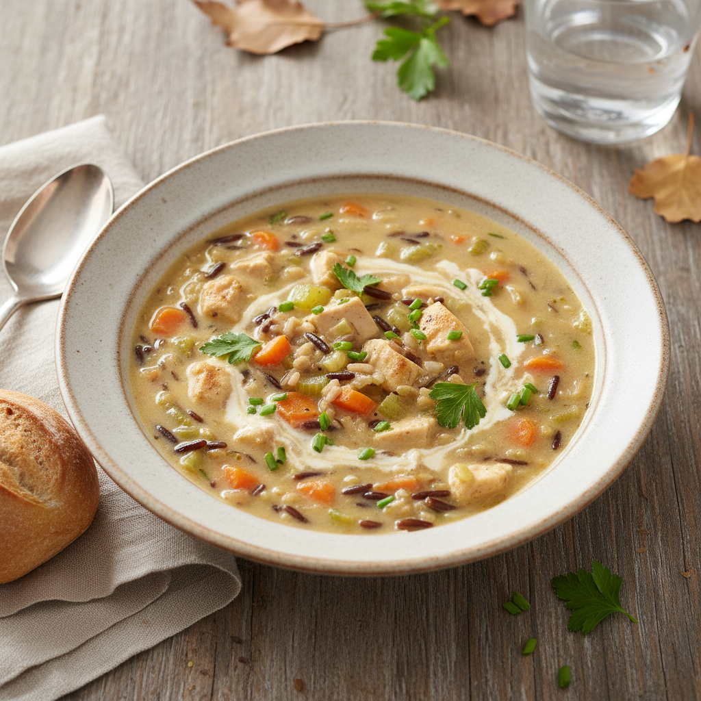 Creamy Chicken & Wild Rice Soup