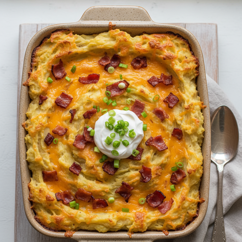 Loaded Potato Skin Casserole