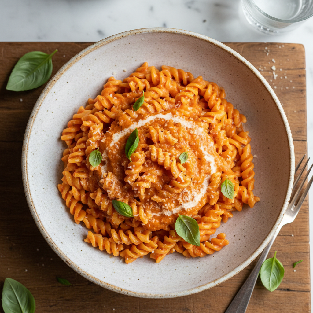 Quick Creamy Tomato Pasta