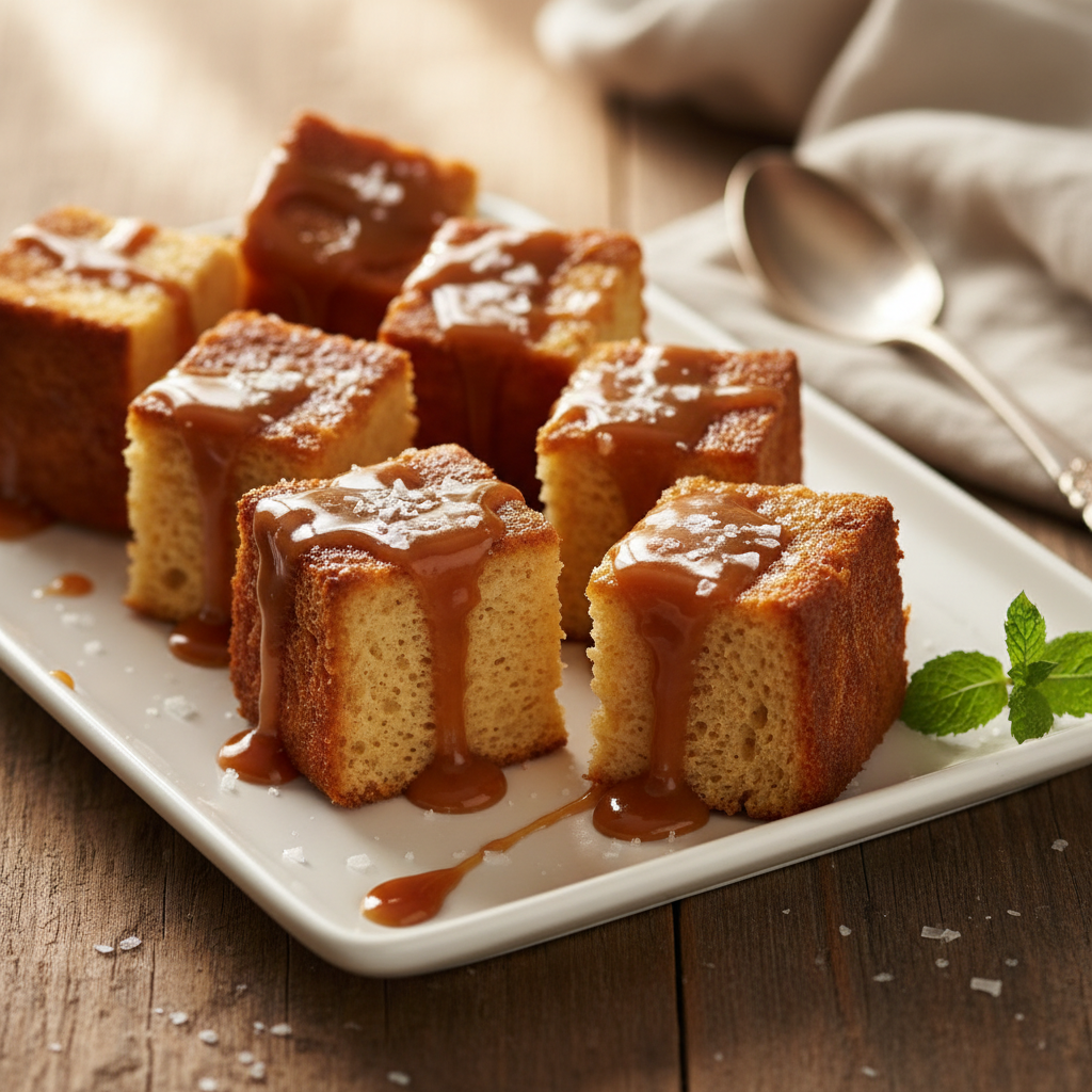 Salted Caramel Bourbon Bread Pudding