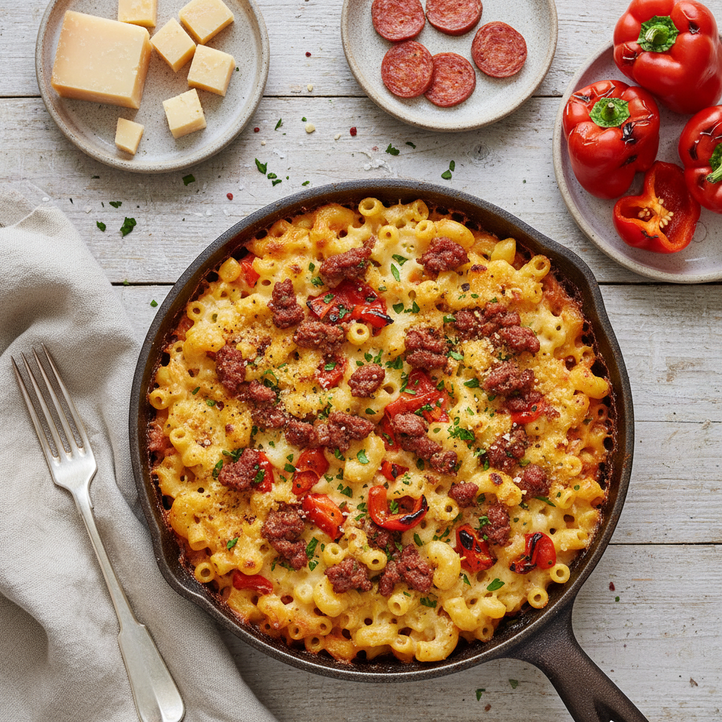 Smoked Gouda & Chorizo Mac 'n' Cheese