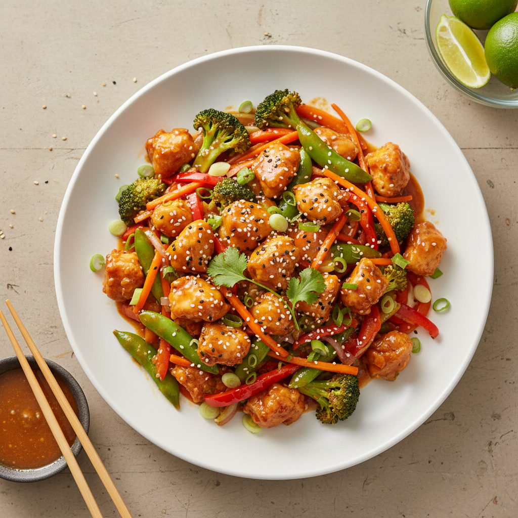 Speedy Sesame Chicken Stir-Fry