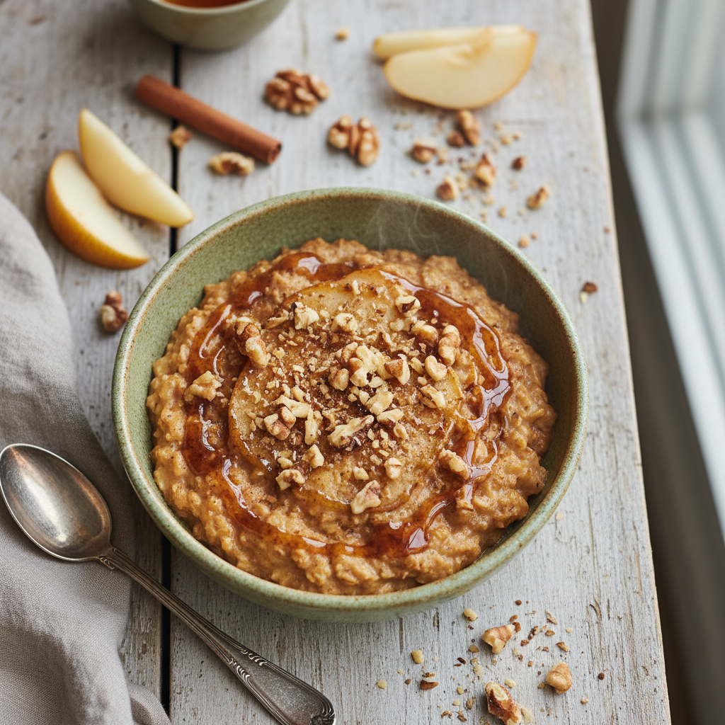 Spiced Pear & Ginger Oatmeal